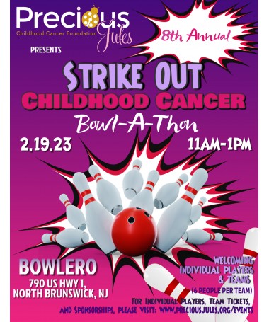 PJCCF Strike Out Childhood Cancer Bowl-A-Thon Sponsorship